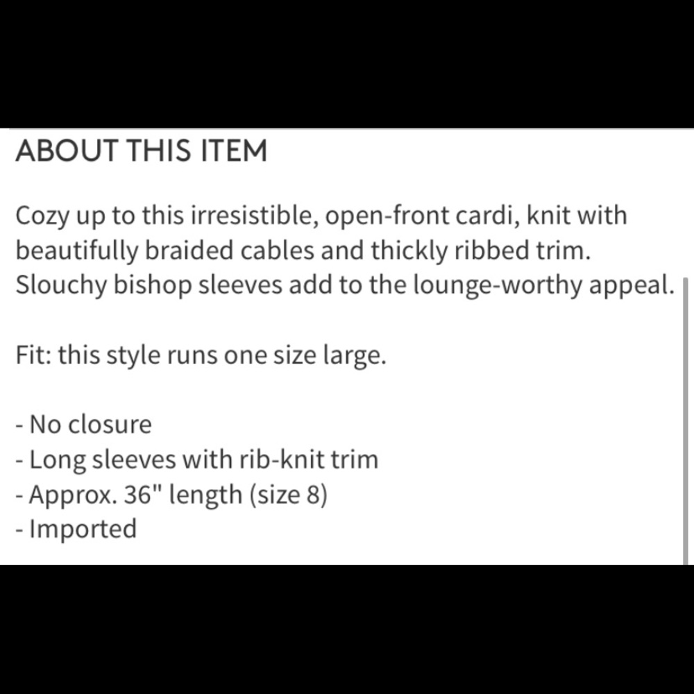Topshop navy cardigan - Picture 4 of 10